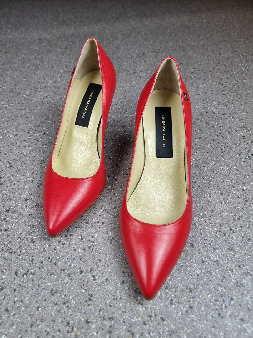 Escarpins Linea Raffaelli rouge - 38.5 - Sell4Me