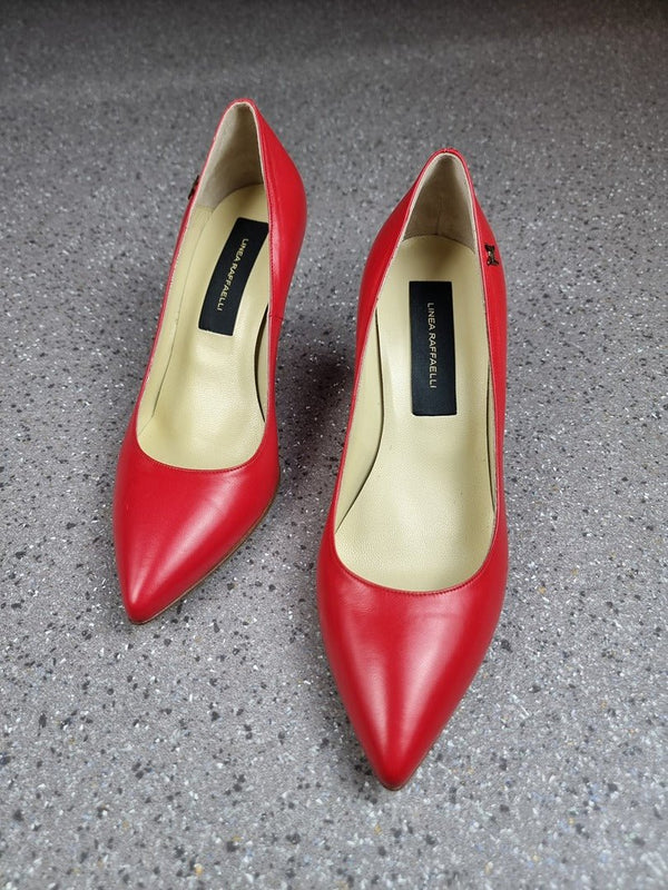 Escarpins Linea Raffaelli rouge - 38.5 - Sell4Me