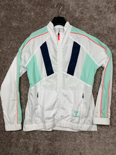 Veste running Hummel Trophy Zip Jacket blanche - Taille : L Réf: 453 Image secondaire du produit