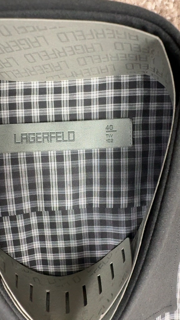 Chemise Karl Lagerfeld noire - 40 Réf: 0375 Image secondaire du produit