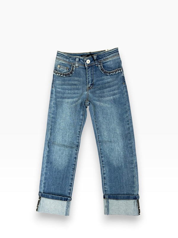 Jeans fille Ikks bleu - 128 cm / 8a Réf: 165
