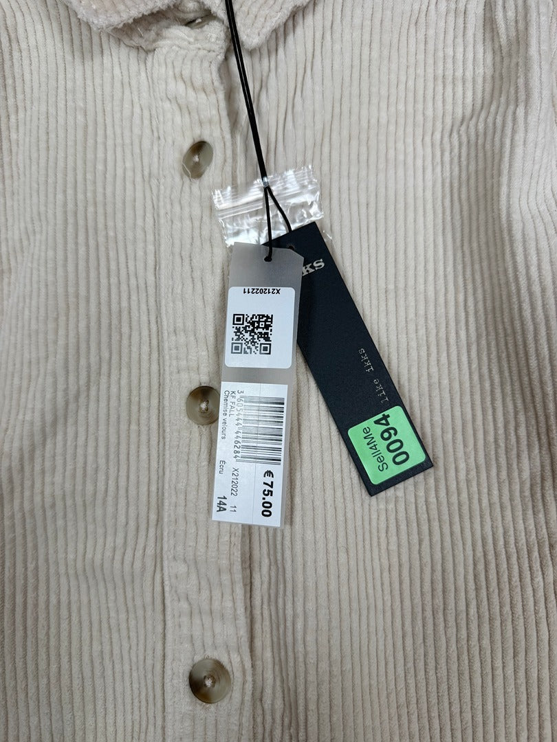 Chemise Ikks écru - 14 ans