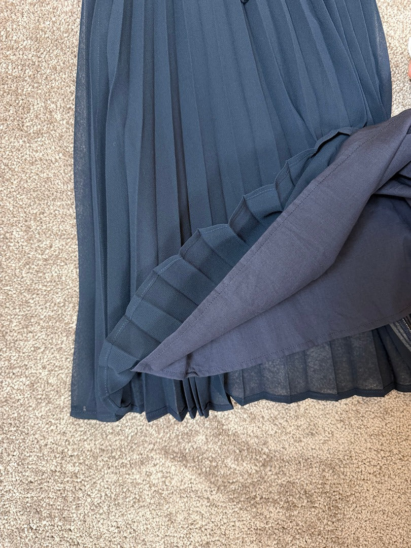 Jupe Fille Midi Ikks Marine - 8 Ans Réf: 0115