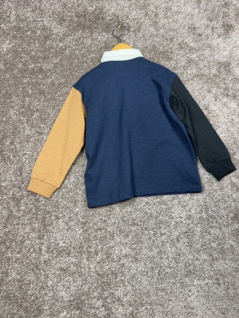 Polo garçon Ikks 87 bleu marine - 5 ans / 110 cm Réf: 669