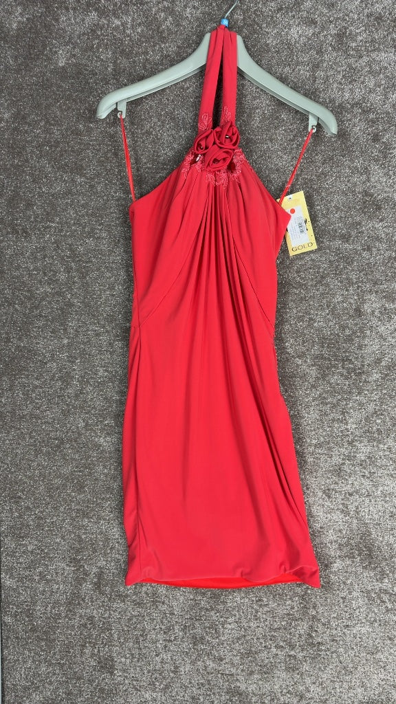 Robe de soirée Linea Raffaelli rouge - 36 Réf: 0372
