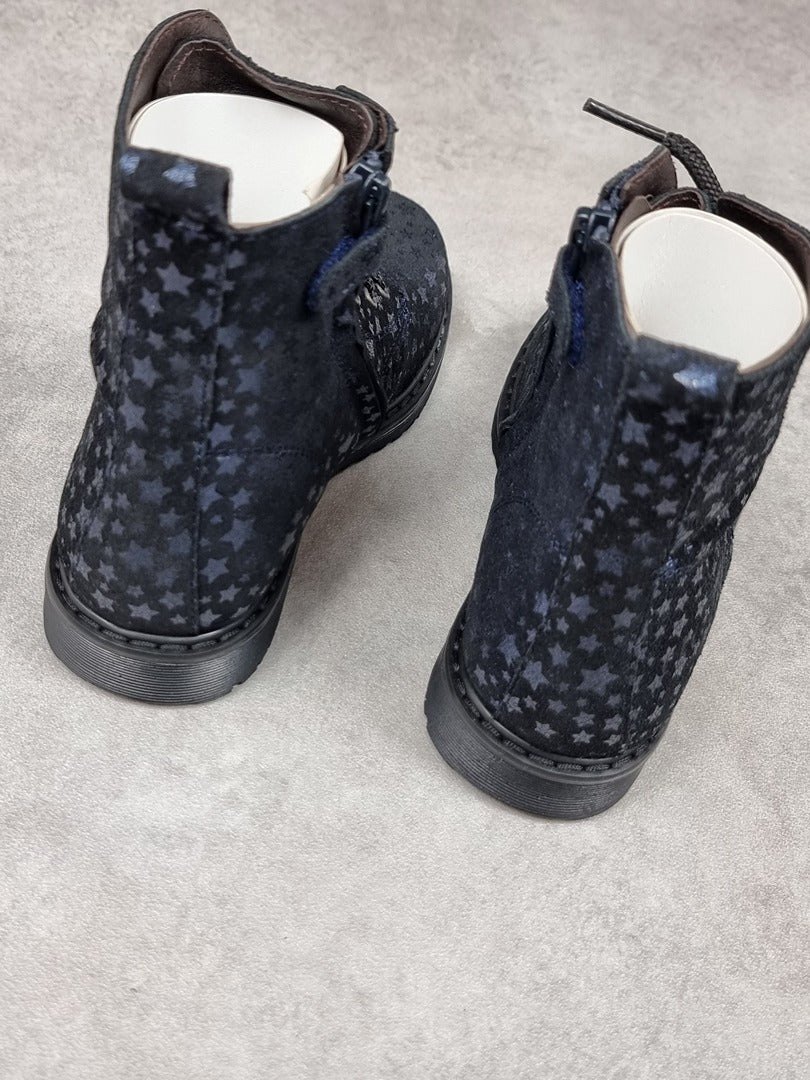 Bottines fiille Clic! noir étoiles - Taille 30 Réf: C241