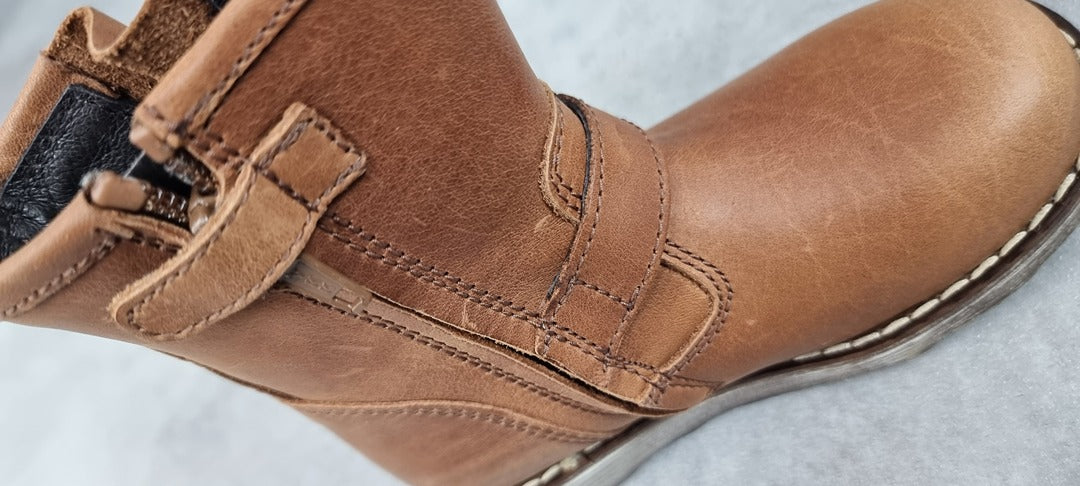 Bottine Clic! cuir Marron - Pointure 25 C024