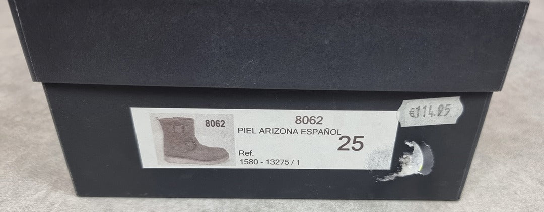 Bottine Clic! cuir Marron - Pointure 25 C024