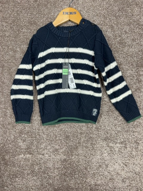 Pullover bleu marin Ikks marine - 4 ans / 104 cm Réf: 609