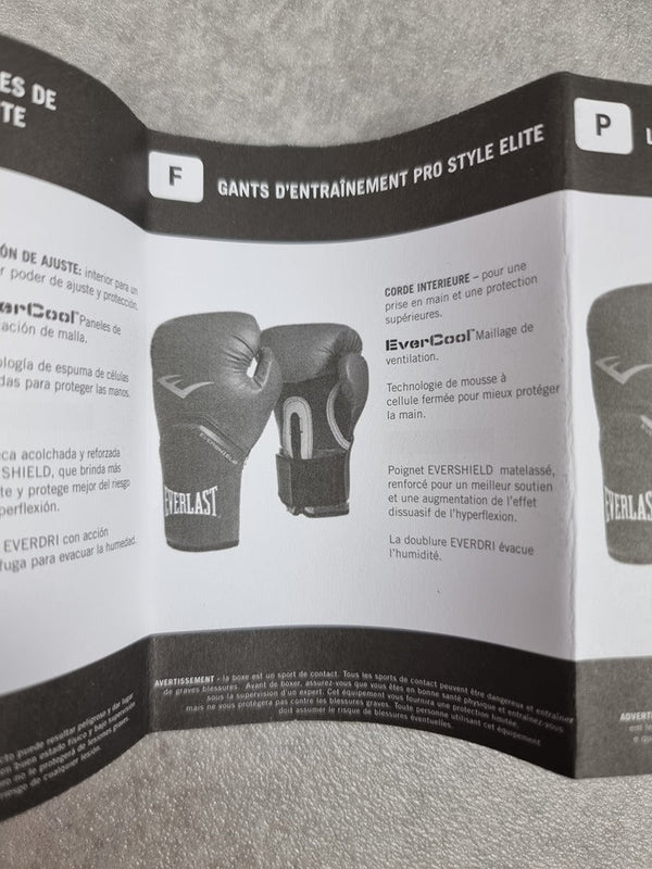 Gants de boxe Everlast Pro Style Elite Rose 10 oz - Sell4Me