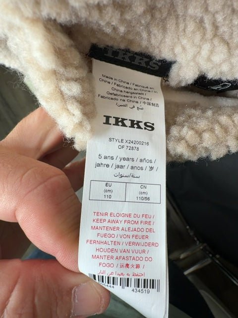 Manteau enfant réversible Ikks argenté 5 ans Réf: 0124 - Sell4Me