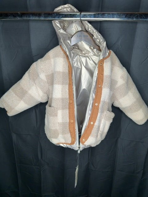 Manteau enfant réversible Ikks argenté 5 ans Réf: 0124 - Sell4Me