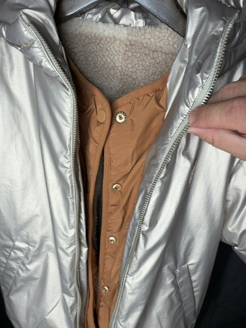 Manteau enfant réversible Ikks argenté 5 ans Réf: 0124 - Sell4Me