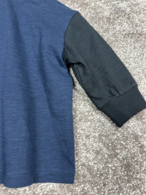 Polo manches longues Ikks bleu marine - 6 mois Réf: 466 - Sell4Me