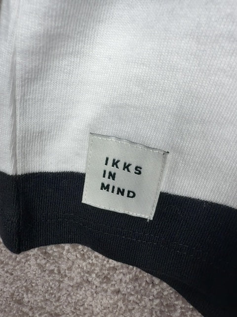 Polo rayé Ikks noir et blanc - S Réf: 671 - Sell4Me