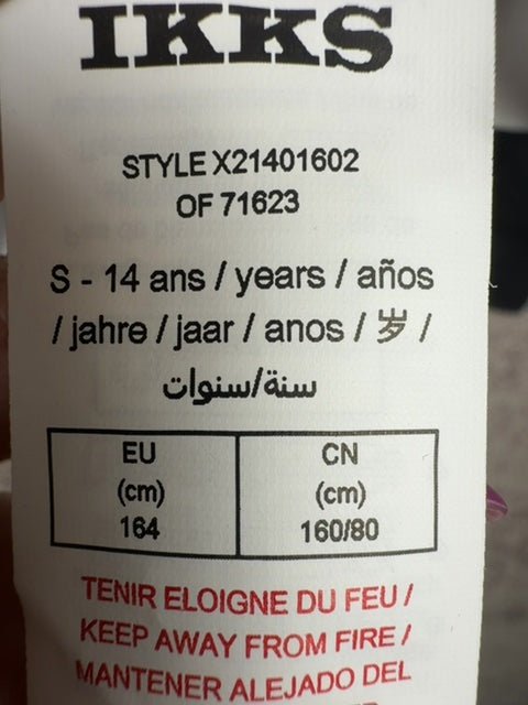 Polo rayé Ikks noir et blanc - S Réf: 671 - Sell4Me