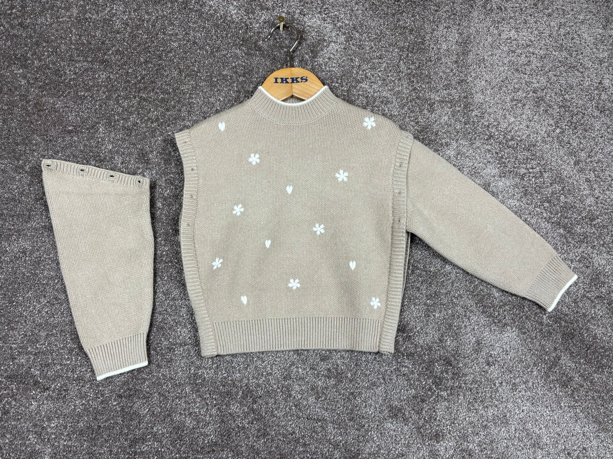 Pull IKKS beige enfant 4 ans - Sell4Me