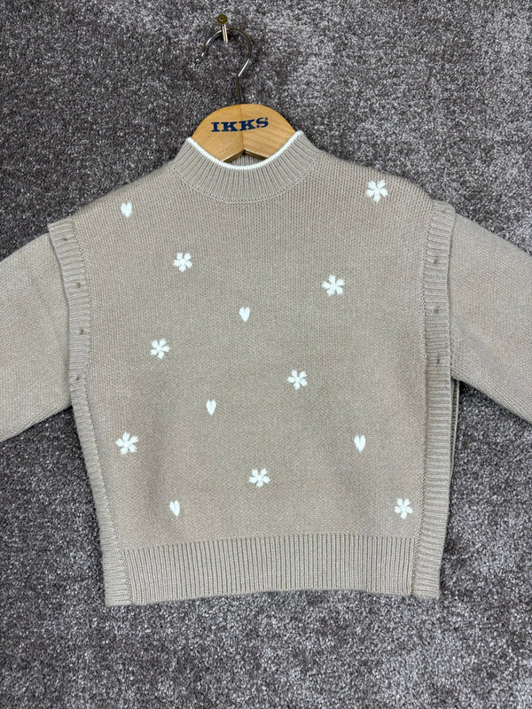 Pull IKKS beige enfant 4 ans - Sell4Me