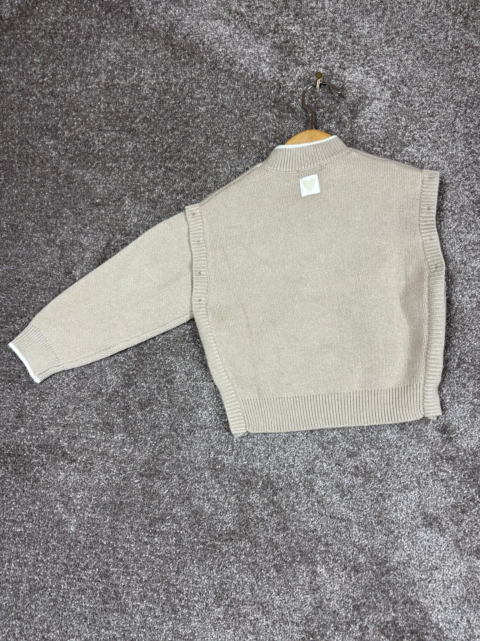 Pull IKKS beige enfant 4 ans - Sell4Me