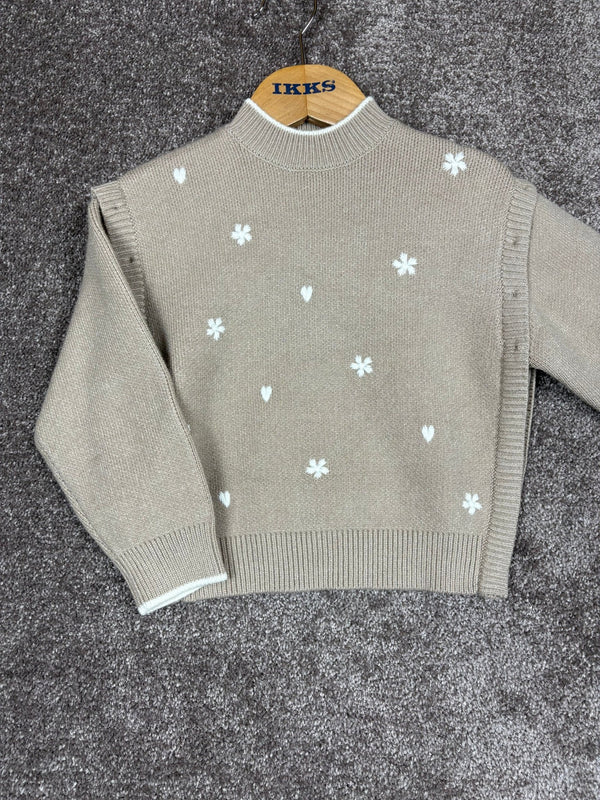 Pull IKKS beige enfant 4 ans - Sell4Me