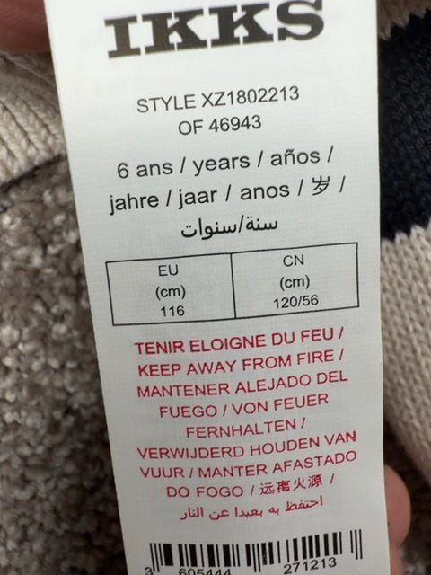 Pull Ikks beige rayé - 6 ans Réf: 658 - Sell4Me