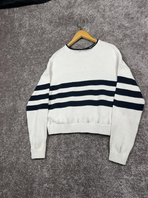 Pull Ikks Crème avec bandes bleues - 12 Ans Réf: 0660 - Sell4Me