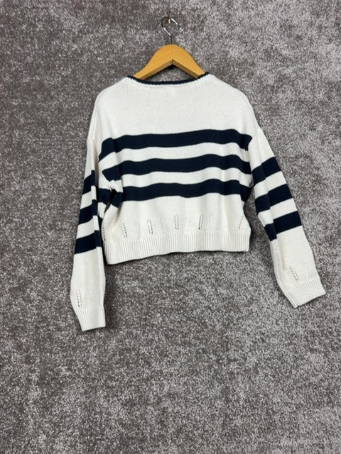 Pull Ikks Crème avec bandes bleues - 5 Ans Réf: 657 - Sell4Me