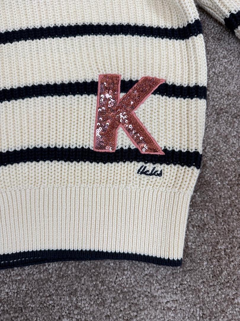 Pull Ikks Écru & Marine - 10 ans - Sell4Me