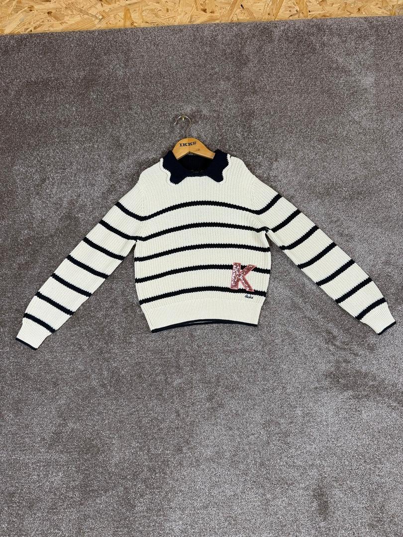 Pull Ikks Écru & Marine - 10 ans - Sell4Me