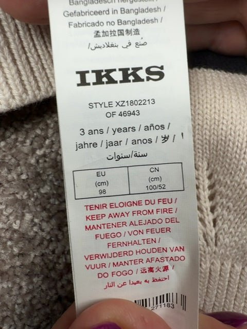 Pull marin Ikks écru et bleu - 3a Réf: 655 - Sell4Me