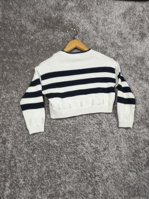 Pull marin Ikks écru et bleu - 3a Réf: 655 - Sell4Me