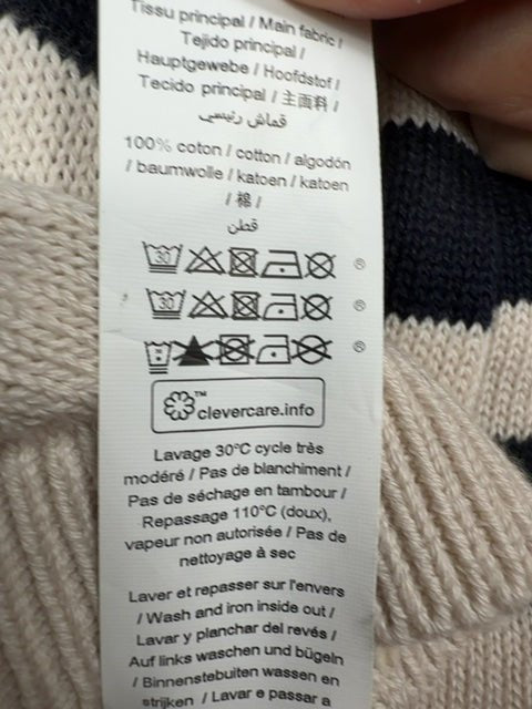 Pull marin Ikks écru et bleu - 3a Réf: 655 - Sell4Me