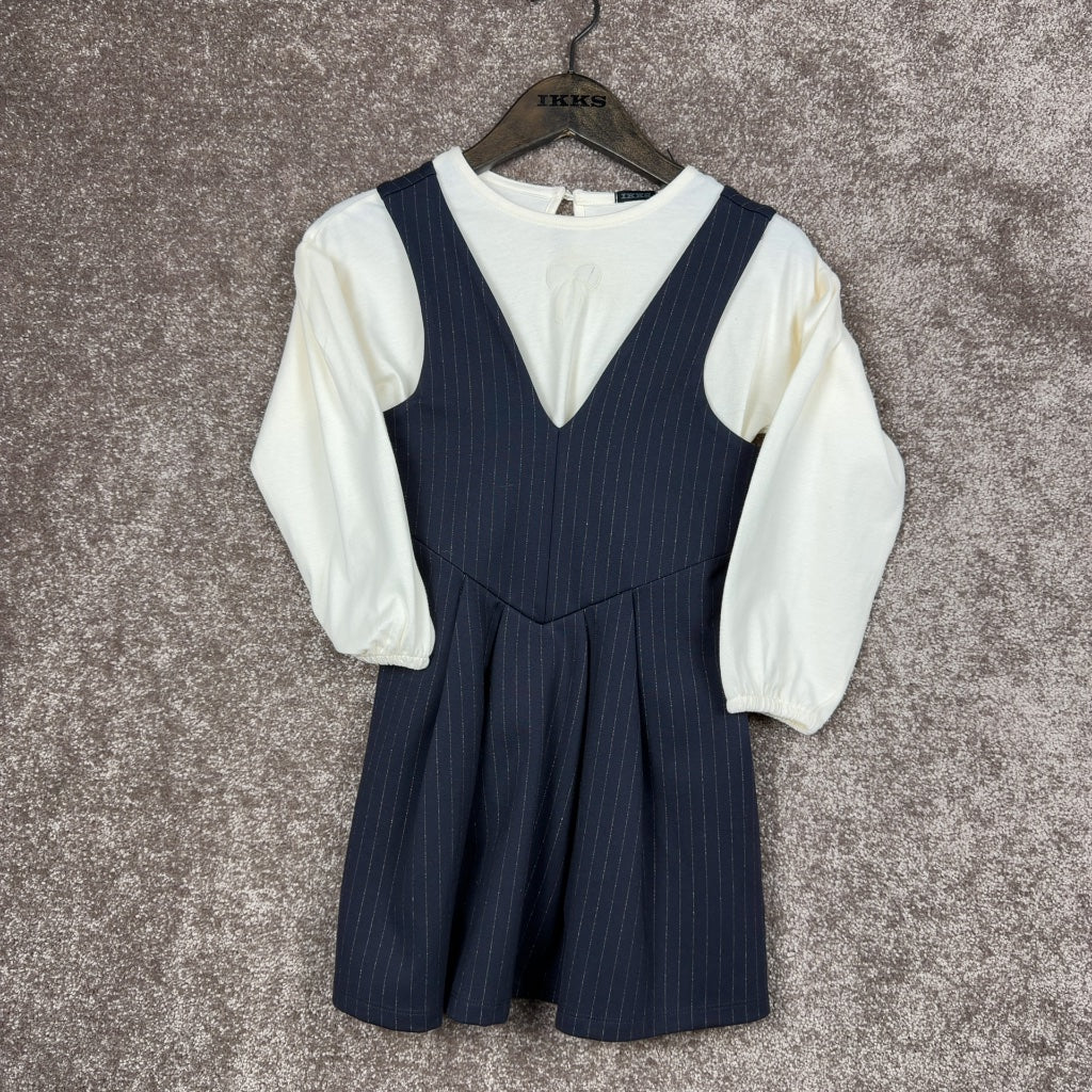 Robe 2 en 1 Ikks bleu marine - 6 ans Réf: 700 - Sell4Me