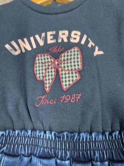 Robe avec Pull fille Ikks bleu marine - 2 ans / 86cm Réf: 662 - Sell4Me