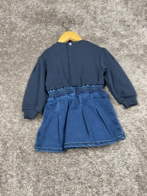 Robe fille Ikks bleu marine - 18 mois Réf: 663 - Sell4Me