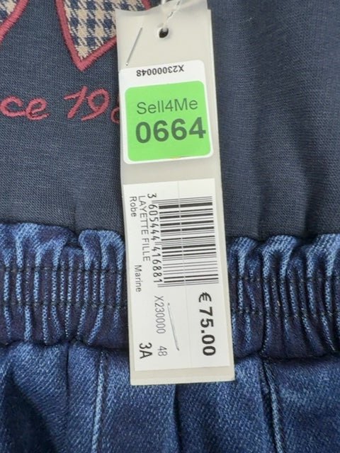 Robe Ikks bleu - 3 ans / 98 cm Réf: 0664 - Sell4Me