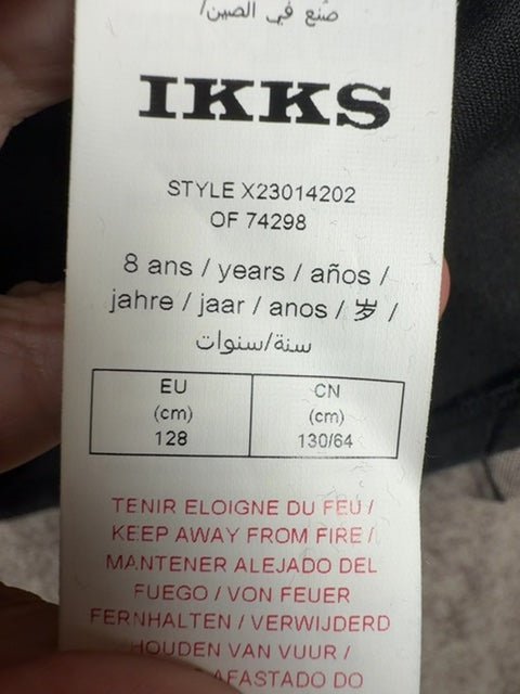 Robe Ikks noir - 8 ans / 128 cm Réf: 0686 - Sell4Me