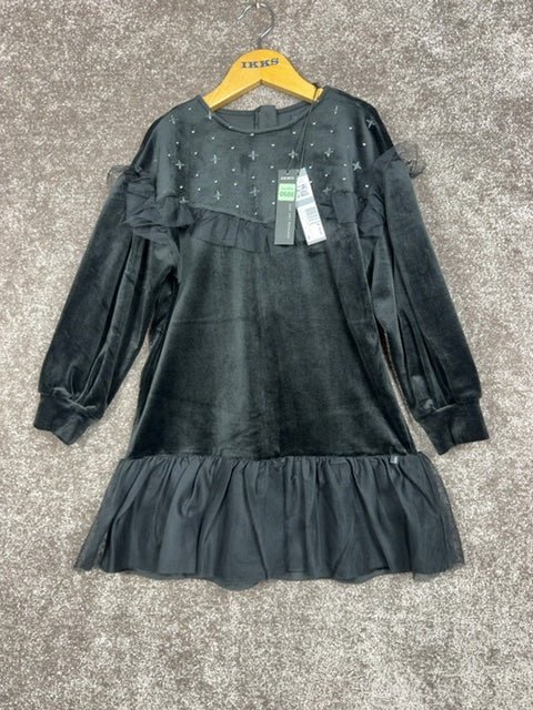 Robe Ikks noir - 8 ans / 128 cm Réf: 0686 - Sell4Me Image principale du produit