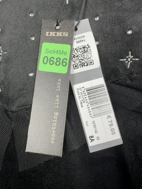 Robe Ikks noir - 8 ans / 128 cm Réf: 0686 - Sell4Me