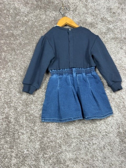 Robe -pull Ikks Bleue - 2ans Réf: 0665 - Sell4Me