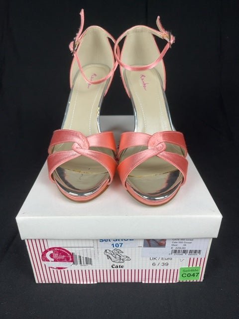 Sandales à talons Rainbow Club corail - 39 Réf: C047 - Sell4Me