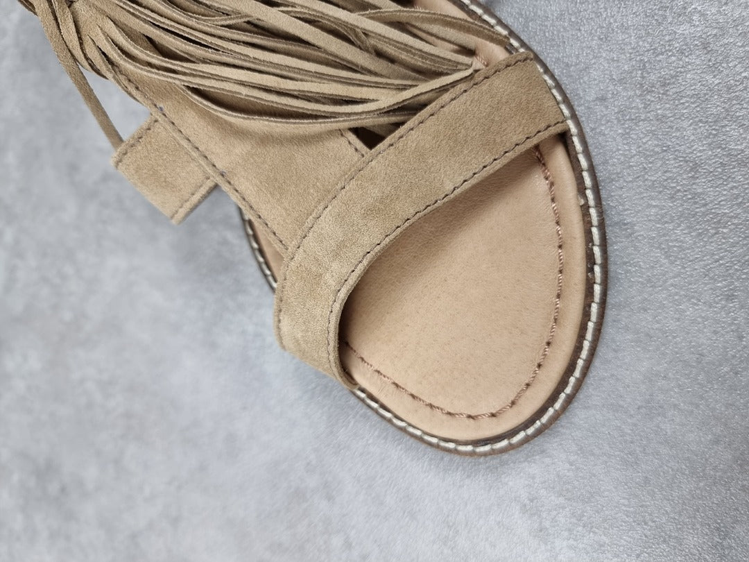 Sandales femme chic! beige - Pointure 37 - Sell4Me