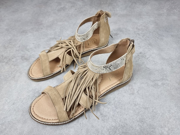 Sandales femme chic! beige - Pointure 37 - Sell4Me