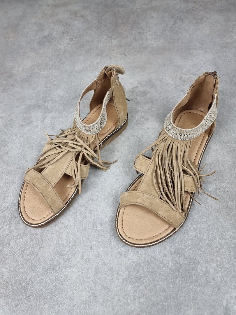 Sandales femme chic! beige - Pointure 37 Image secondaire du produit