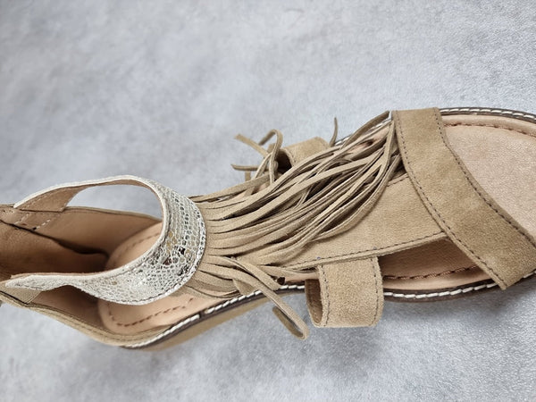 Sandales femme chic! beige - Pointure 37 - Sell4Me