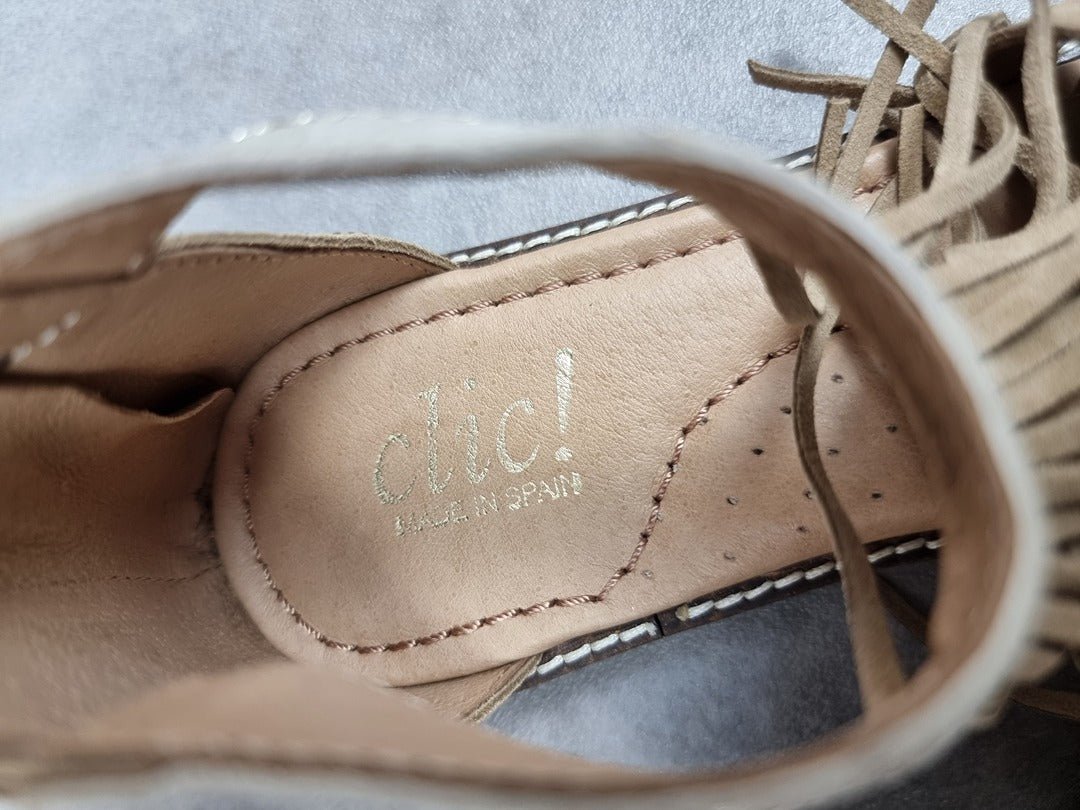 Sandales femme chic! beige - Pointure 37 - Sell4Me
