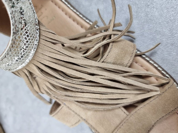 Sandales femme chic! beige - Pointure 37 - Sell4Me