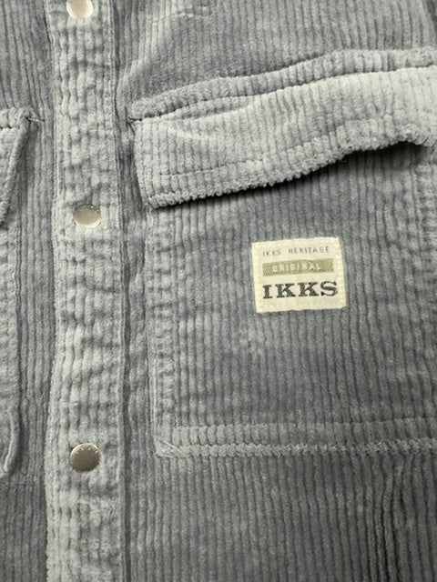 Surchemise enfant Ikks bleu grisé velours 8 ans Réf: 0647 - Sell4Me