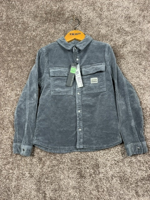 Surchemise enfant Ikks bleu grisé velours 8 ans Réf: 0647 - Sell4Me