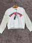 Sweat-shirt Ikks blanc écru et lettres rouges - 6 ans Réf: 642 - Sell4Me